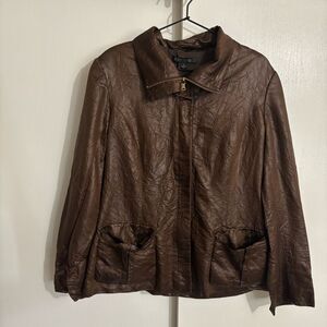 Lafayette 148 New York Crinkled Jacket – Size 12